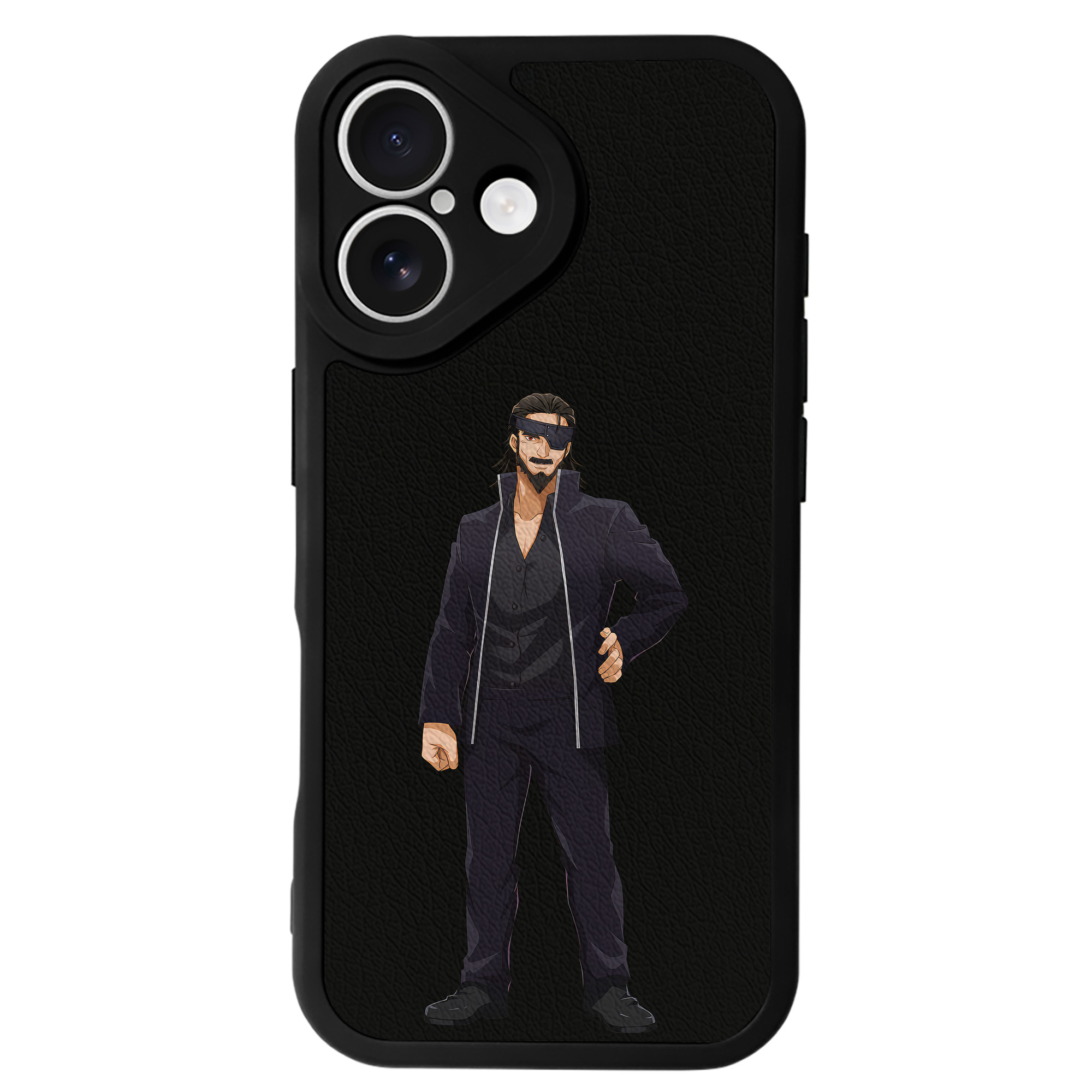 （画像用） 呪術廻戦 Jujutsu Kaisen 【iPhone 16シリーズ対応】シリコンスマホケース（レザー調） 材質：シリコン
